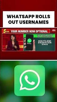 WhatsApp Plans Username Upgrade | Social Media | Messaging App | 5 Live | WhastApp News