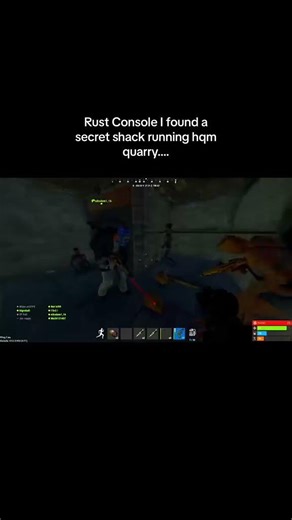 Rust Console I found a secret shack running hqm quarry…#shorts #rust #rustconsole