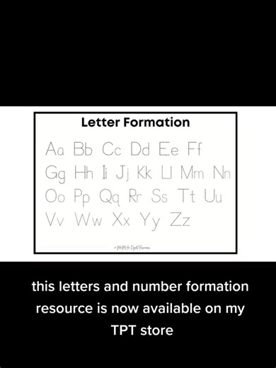 Improve Handwriting with Our Number & Letter Formation Pack