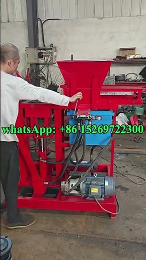 mini manual eco barva #clay earth compressed bricks making machine for soil lego interlocking blocks