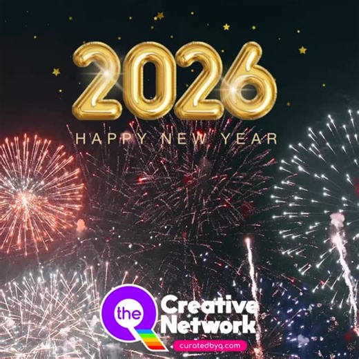 ✨🎉 Happy New Year from The Q Creative Network! 🎉✨ As we close out 2025, I want to send a heartfelt thank you to every artist, collaborator, supporter, and community member who shared their creativity, stories, and energy this year. Your voices, visions, and courage are what make this platform thrive. I’m stepping into 2026 inspired, energized, and excited for what’s ahead, that includes more opportunities, more connection, and more space for 2SLGBTQIA creativity to shine. Thank you for being p