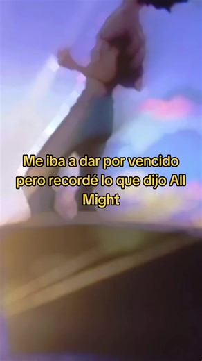 Powerful Motivational Anime Moment: Deku and All Might Plus Ultra