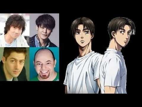 Anime Voice Comparison- Takumi Fujiwara (Initial D)