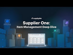 Supplier One: Item Management Deep Dive