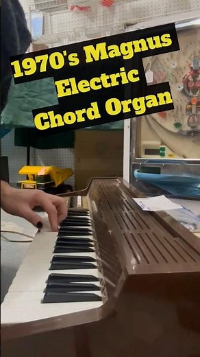1970s Magnus Electric Chord Organ #magnus #piano #antiquemall #instrument #music