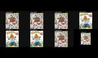 Mix of 8 videos from youtube : All Parappa the Rapper 2 songs played at once
