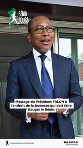 Message du Président Patrice TALON à la jeunesse béninoise 🇧🇯 « Au bout de 10 années de fonction, j’ai juste allumé le feu. Et ce sera à vous maintenant de faire l’essentiel pour accélérer notre développement. C'est à vous de faire bouger le Bénin. C'est à vous de faire grandir le Bénin. » #BeninBouge #PatriceTalon #IndependanceBenin | Bénin Bouge