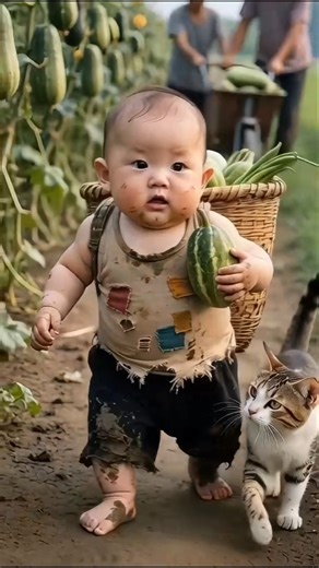 boy&cat