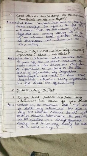 Class12 english ch-7 the interview Ncert question answer #cbse #shorts #explore #youtube #cbseboard