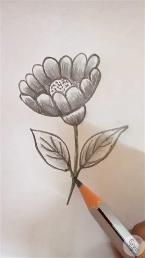 How To Draw 3D flower#shortsvideo #art #sketch #flowers #easysketch