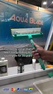 AquaBLADE Recyclable Silicone Window Squeegee Kit V3