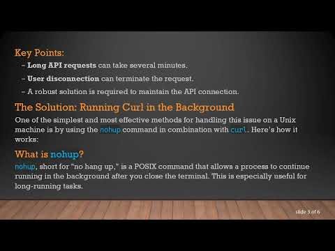 How to Run Your Web Application in the Background for Long-Lasting API Connections