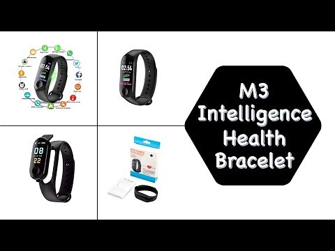 M3 Intelligence Health Bracelet I Smart Fitness Band I Full Setup Review I Unboxing Features I