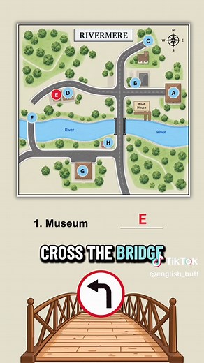 🎧 IELTS Listening Map Challenge Can you follow the directions and find the Museum 🏢 on the map? 👀 Listen carefully and try to catch the key clues for direction! Then check your answer as we break it down step by step. 🧭✨#ielts #ieltslistening #mapchallenge #englishlanguage @English BUFF