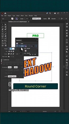 How to Make Text Shadow Behind in Adobe Illustrator 2025 | Easy Shadow Effect Tutorial