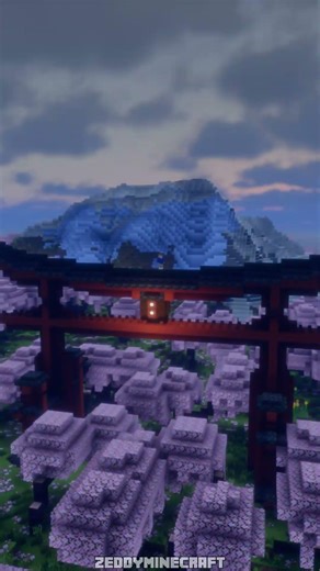 Giant Torii Minecraft Mod #minecraft #minecraftmods