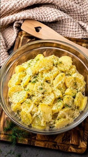 ‼️Der schnellste & einfachste Kartoffelsalat 🥔 Die Grillsaison läuft... #salat #bbq #recipe #food