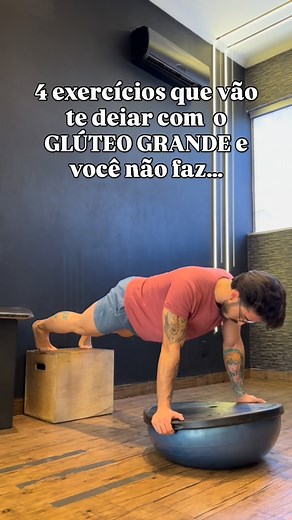  você faz esses 4 exercícios nos treinos de perna e glúteo? 1....