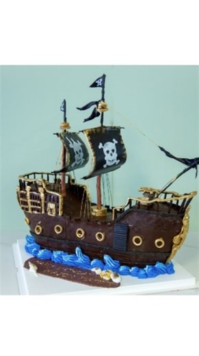 Cake Playhouse on Instagram: "How to make a 3D Pirate ship cake. Full version video at Cake Playhouse YouTube Channel, Enjoy the videos Thank you! #pirateship #pirateshipcake #boatcake #3dcake #sculptedcake #fondant #fondantcake #losangelesphotographer #losangeles #cake #cakes #cakedecorating #cakesofinstagram #baking #birthdaycake #dessert #cakestagram #bakerylosangeles #customcake"