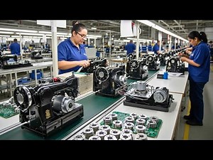 FULL PROCESS | Inside the Singer Sewing Machine Factory – How Every Machine Is Made