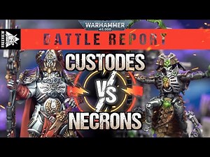 Adeptus Custodes vs Necrons 2000pts | Warhammer 40,000 Battle Report
