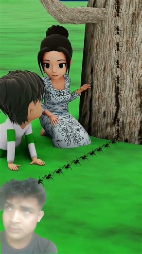 मम्मी ये जा कहा रहे अरे बेटा या डायन 😔 #cartoon #funny #comedy