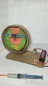 6.2M views · 24K reactions | Topic - Hydraulic brake To hello friend this is gadi break. So today I created this project using that method of how it works. So to say hydraulic press here I have used syringe. And I used it as a DC motor to say car engine. And you can understand how it works without watching the video. | The magic project | Facebook