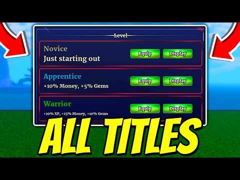How To GET ALL TITLES In Sailor Piece! (ALL TITLES SHOWCASE) Roblox