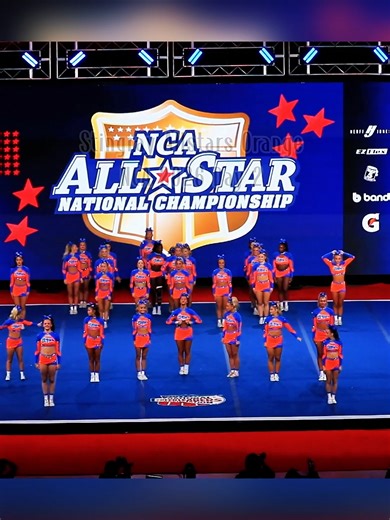Stingray Allstars Orange NCA 2026 Day 2 #cheer #cheerleader #cheerleading #viral #stunt #fyp #fypシ