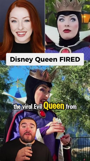 The viral evil queen from Disneyland has been fired #evilqueen #disneyland #fired #foryou
