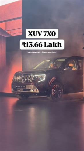 V3Cars on Instagram: "Mahindra XUV 7XO Launched — Prices start from ₹13.66 lakh (ex-show introductory) - XUV 700 renamed as XUV 7XO - Redesigned front including the grille, headlamps & DRLs - 19-inch new alloy wheels - New tail lamps - Redesigned dashboard - Triple-screen setup - New colour themes - Improved ADAS - Rear wireless charging - Alexa with ChatGPT - 1st & 2nd row ventilated seats - 16-speaker sound system - Multi-zone ambient lighting - Test drives: 08 Jan, 2026 - Bookings Open: 14 Ja