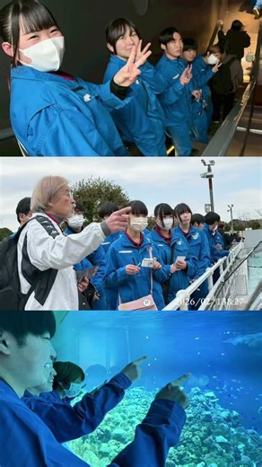 葛西先生解説の元、葛西臨海水族園へ施設見学に行ってきました！葛西臨海水族園の皆様、ありがとうございました。#アジア動物専門学校 #葛西臨海水族園 #動物園 #animal #水族館