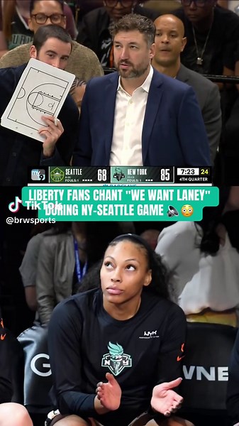Betnijah Laney-Hamilton was one of two players to receive a DNP in the Liberty's win over the Storm. Her role has been reduced under first-year HC Chris DeMarco. #wnba #womensbasketball #basketball #nyliberty #newyorkliberty