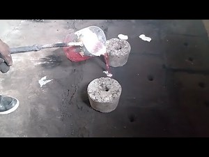 How to melt metals with used oil efficiently and cheaply.