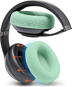 WC SweatZ Studio Pro - Patented Protective Silicone Earpad Covers for Beats Studio Pro Made by Wicked Cushions | Sweatproof & Easily Washable | Green