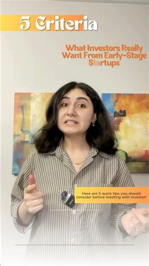 What Investors want from startups?