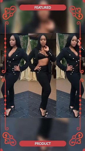 Elegant Two Piece Women Pantsuit