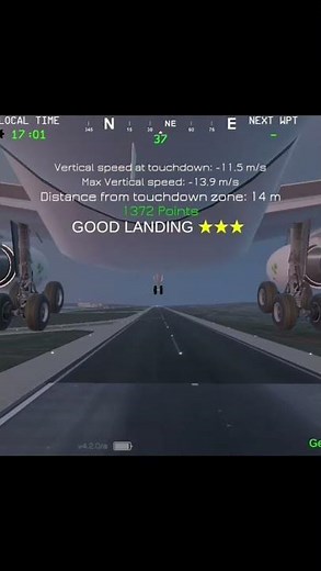 FS Advanced super hard landing 🛬