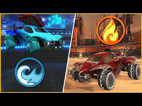10 Elemental Car Designs in Rocket League