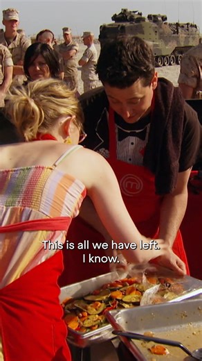 Disaster strikes the red team - there are no sides left to serve the marines #MasterChef #MaterChefUSA #MasterChefWorld | MasterChef World