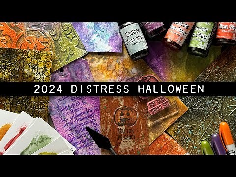 Tim Holtz Distress Halloween Techniques (2024)