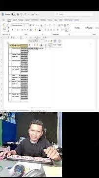 Word Tutorial How to Copy Table Columns and Rows