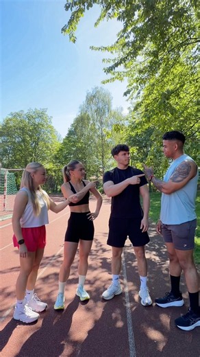 4 chaoten, 1 challenge😂✨ #laufen #challenge #lustig