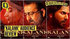 Public Review: Audiences had a lot of praise for Alia Bhatt, Varun Dhawan and the music of 'Kalank'. | The Quint