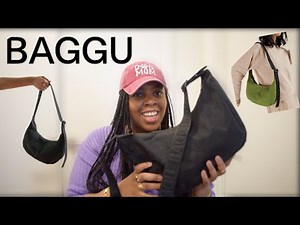 Unpack My New Everyday Bag: BAGGU MEDIUM NYLON CRESCENT BAG (Downsizing My Work Bag)