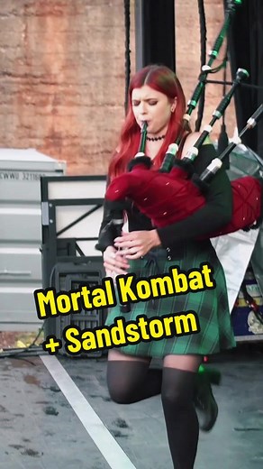 Another clip from the Pittsburgh Irish Festival 💕 #bagpipes #bagpiper #mortalkombat #darudesandstorm #allythepiper