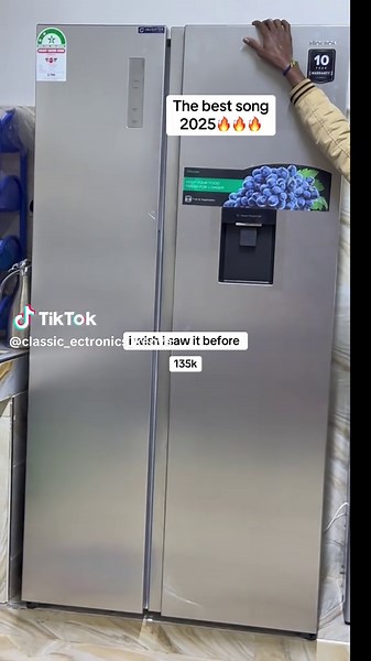 This is hisense side by side 541ltrs with water dispenser #fridge #fridgetiktok#fyppp #goviral