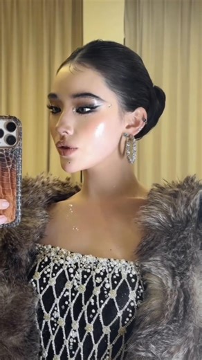 Night Party Makeup Look ✨ Bold Eyes & Flawless Glam #makeup #party #pretty #viral #shortvideo