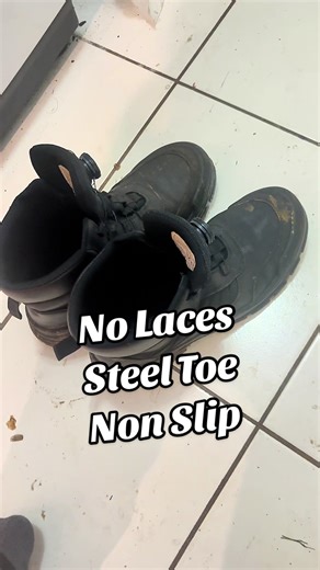 No-Lace Steel Toe Work Boots for Ultimate Convenience