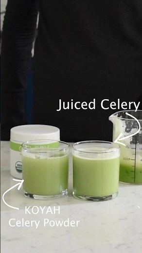 Our organic celery powder includes the nutrients & fiber. Where celery juice removes the fiber.🌱